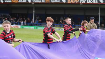 Be a flag bearer at this weekend’s international fixture at The Hive